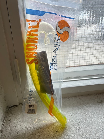Snorkkeli keltainen
