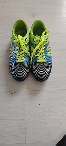 Mitre nappulakengät koko 39 sininen- keltainen