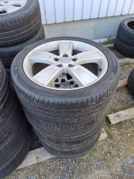 18" alumiinivanteet kesärenkailla