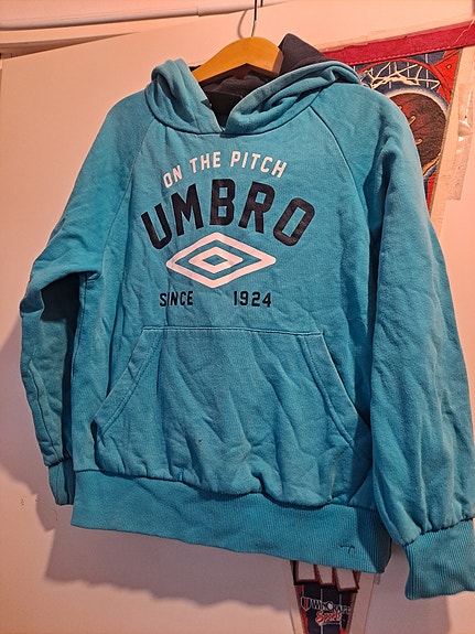 Umbro huppari koko 128 turkoosi