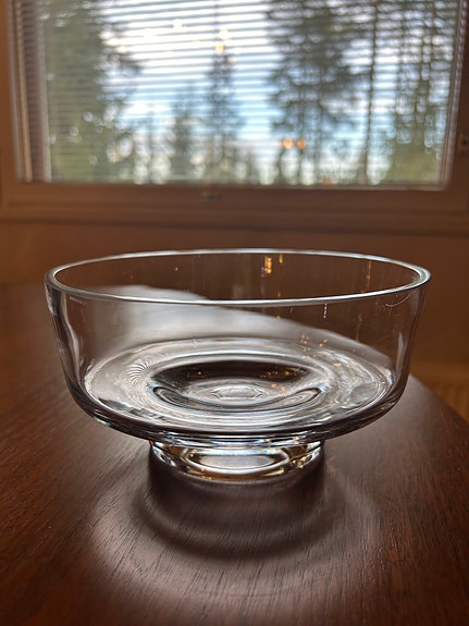 Iittala lasikulho Future design Tapio Wirkkala
