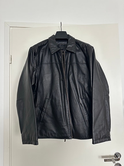 Miesten vintage nahkatakki M