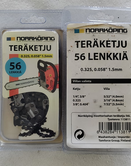 Moottorisahan terät