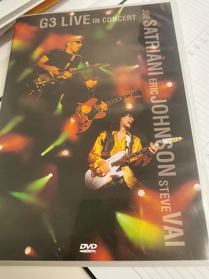 G3 Live in Concert DVD – Joe Satriani, Eric Johnson, Steve Vai