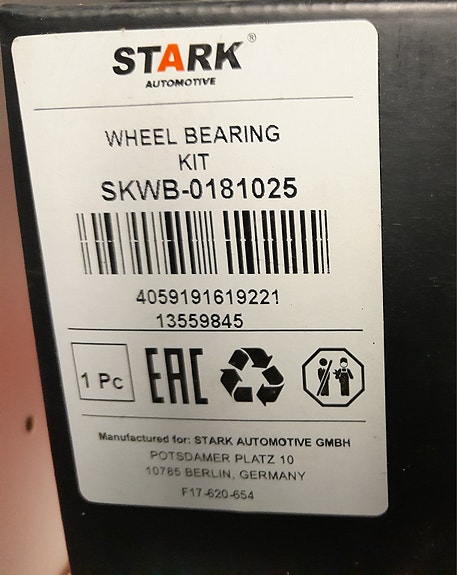 VAG etupyöränlaakerisarja