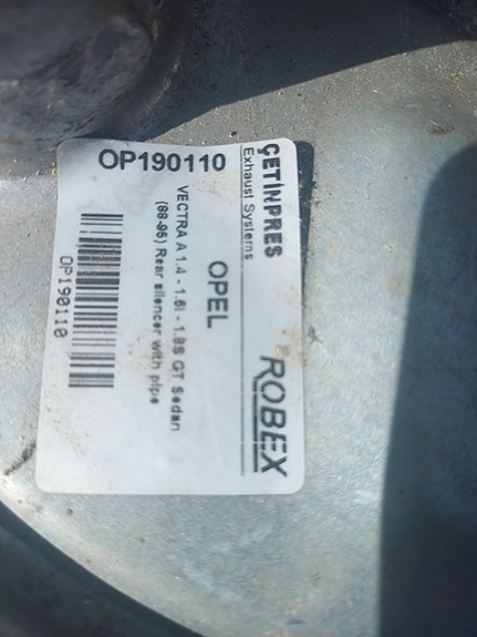 Opel vectra takapönttö