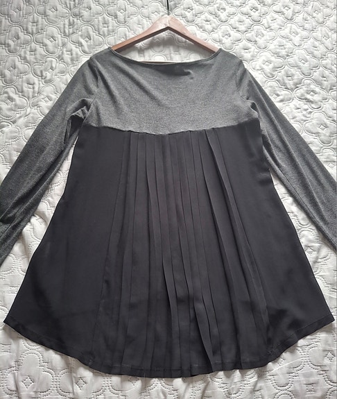 Vero Moda harmaa-musta tunika, M