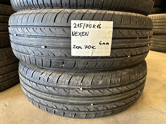 215/70R16 Nexen käytetyt kesärenkaat