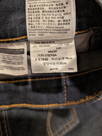 Levi Strauss farkut  kokoa 30/32
