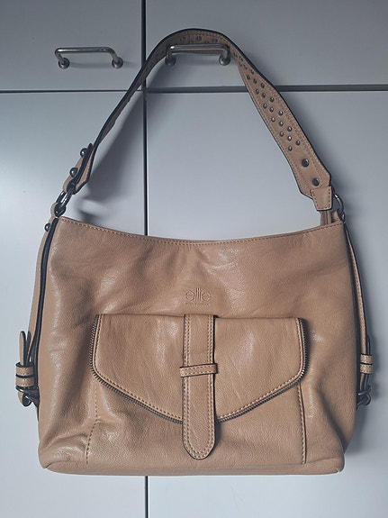 Beige laukku Elite Models' Fashion, käyttämätön