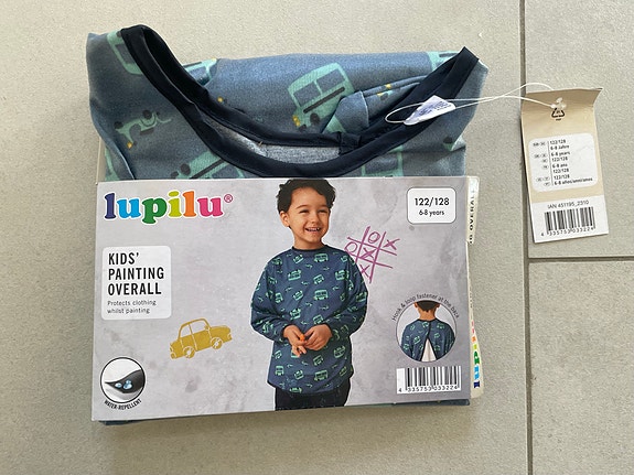 Lupilu lasten hihallinen esiliina -UUSI
