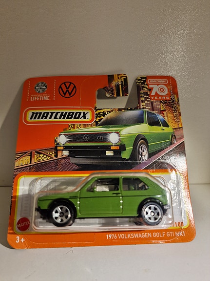 Matchbox 1976 Volkswagen Golf GTI MK1 3d Hatchback Green