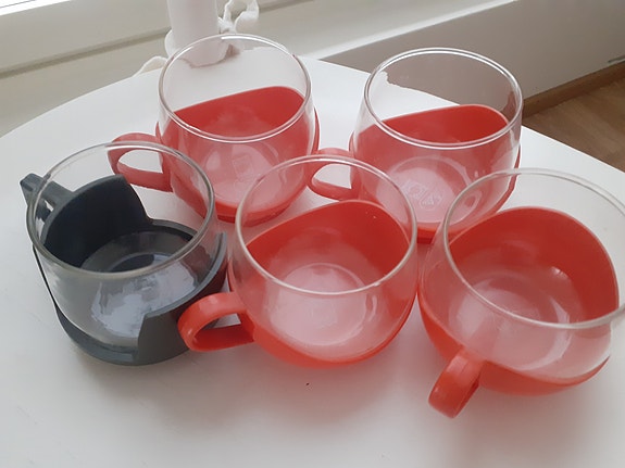 Melitta kupit 5kpl Retro!