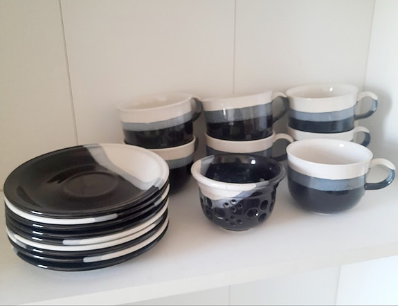 Kultakeramiikka kahvikupit