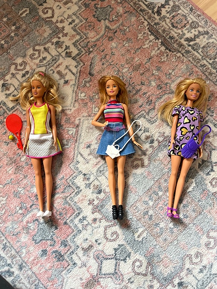 Barbie nuket 3 kpl