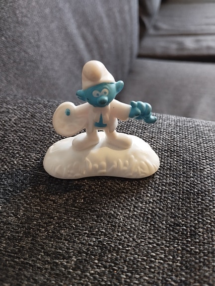 Vanha Smurffit figuuri