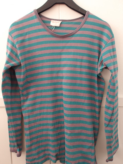 Vintage Marimekko tasaraita pitkähihainen unisex paita S/M made in Finland