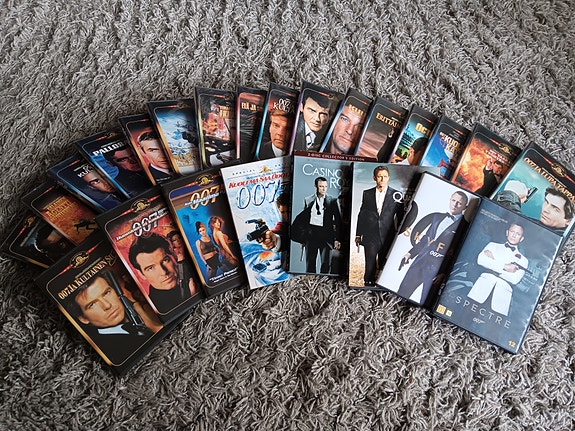 James Bond dvd elokuvat