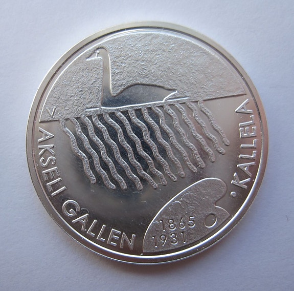 Suomi 2015 10 € Akseli Gallen-Kallela HOPEA PROOF