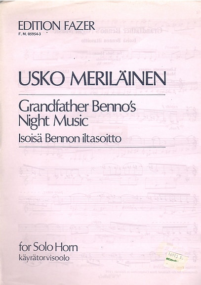 Meriläinen - Isoisä Bennon iltasoitto