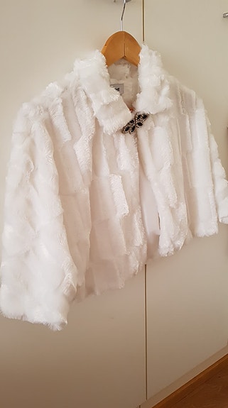 Valkoinen bolero one size