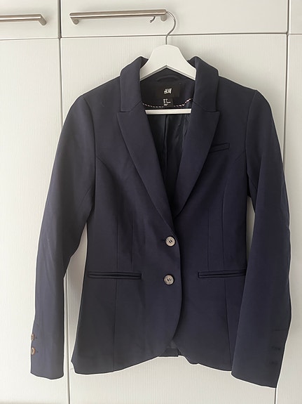H&M sininen bleiseri