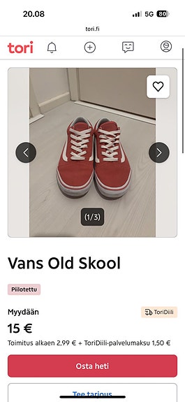 Vans Suede 38