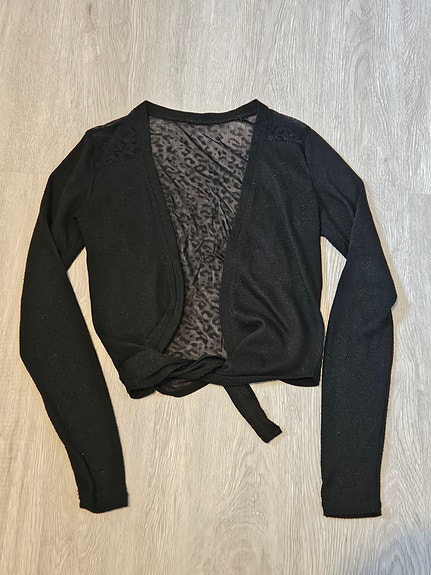 Naisten musta bolero S
