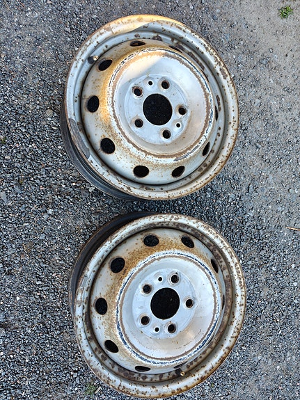 Myydään Citroen jumper 15" peltivanteet 4kpl