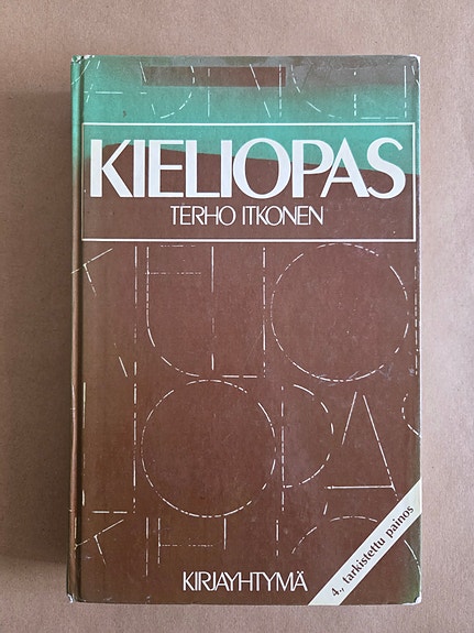 Terho Itkonen Kieliopas suomen kielen kielioppi