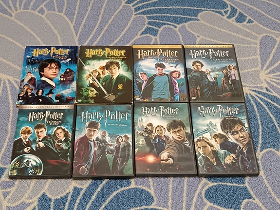 Harry Potter 1-8 Elokuvat DVD