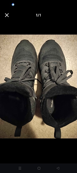 Salomon kitkapohjakengät, koko 39 musta