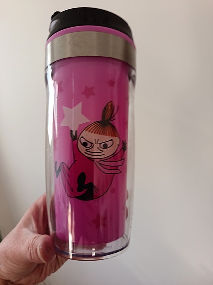 Muumi Pikku Myy termosmuki pinkki