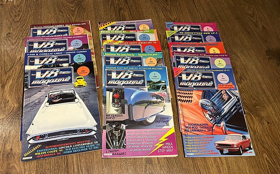 V8 Magazine lehtiä 1989-91