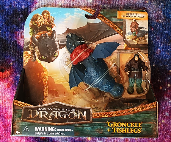 How to Train Your Dragon Gronckle + Fishlegs Action Figuurit