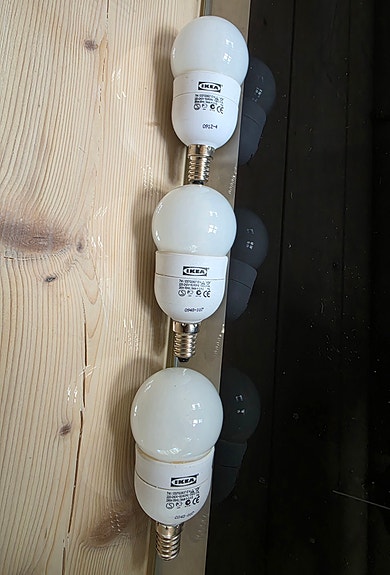 3 kpl led-lamppua E14