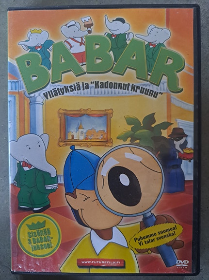 Babar yllätyksiä ja kadonnut kruunu dvd