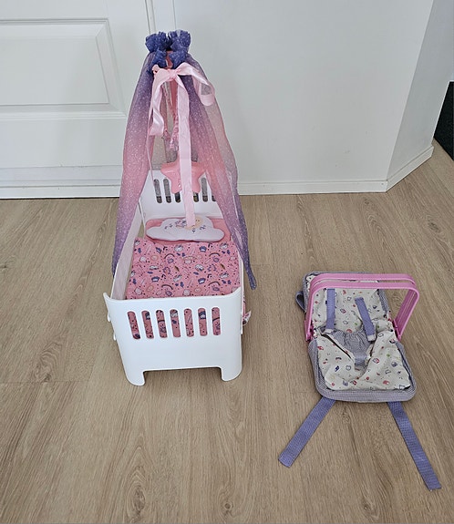 Baby Annabell nukensänky + kantokoppa
