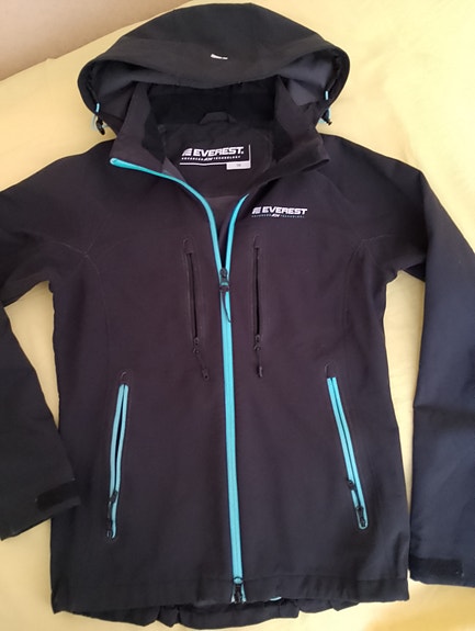 Everest softshell-takki koko 38 musta