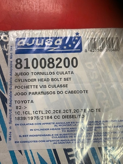 Toyota kansipulttisarja