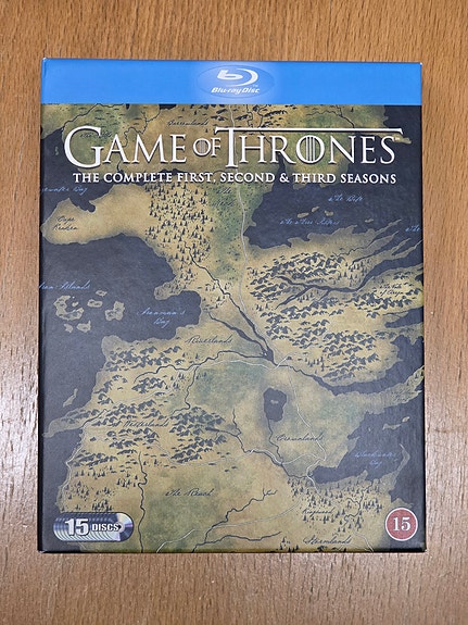 Game of Thrones blu-ray boksi - Complete first, second and third seasons