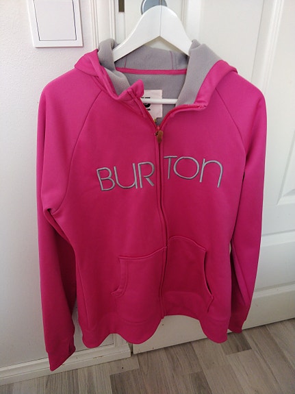 Burton hupullinen takki XL vaaleanpunainen