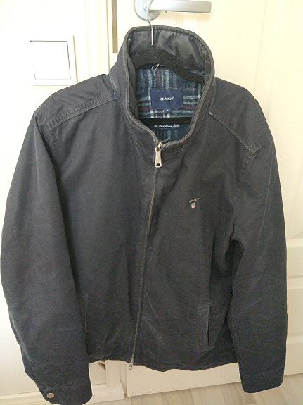 Gant The First Down Jacket miesten takki XL musta