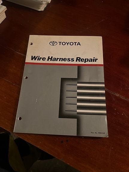Toyota Wire Harness Repair -korjausopas