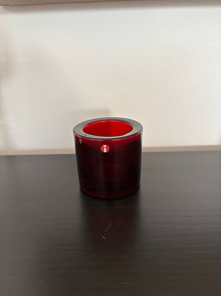 Iittala Marimekko Kivi tuikkukippo punainen