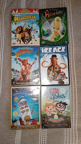 Lasten dvd-elokuvia