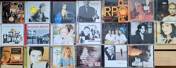 Lisa Ekdahl, Lisa Nilsson, Tomas Ledin, Bo Kaspers ym .CD-levy