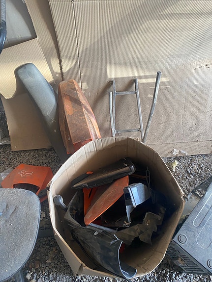 Ktm 450 exc vm 2003 takapää