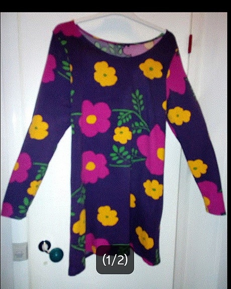 MARIMEKKO tunika koko L-XL. Suoran mallinen  . Joustava materiaali