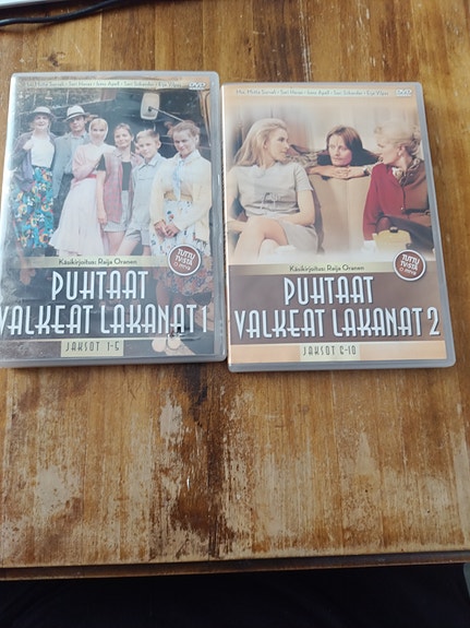 Puhtaat valkeat lakanat 1–2 DVD